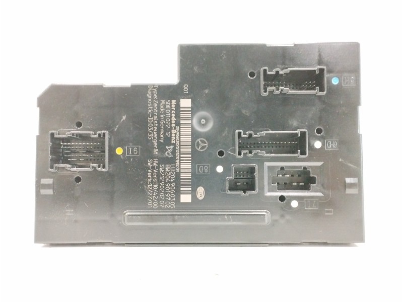 Recambio de modulo electronico para mercedes-benz clase c (w204) lim. 2.1 cdi cat referencia OEM IAM 2049060305 5DK01102212 Recambio de modulo electronico para mercedes-benz clase c (w204) lim. 2.1 cdi cat referencia OEM IAM 2049060305 5DK01102212
