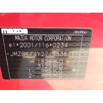 mazda 3 berlina (bk) del año 2006