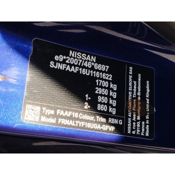 Recambio de carroceria corte para nissan juke (f16) 1.0 12v cat referencia OEM IAM   