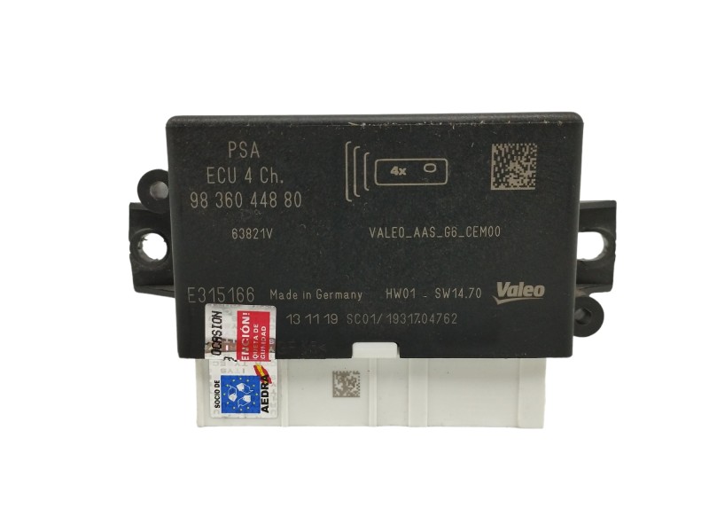 Recambio de modulo electronico para peugeot rifter 1.5 blue-hdi fap referencia OEM IAM 9836044880 Recambio de modulo electronico para peugeot rifter 1.5 blue-hdi fap referencia OEM IAM 9836044880