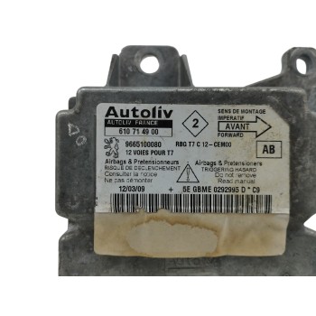Recambio de centralita airbag para peugeot 308 1.6 16v referencia OEM IAM 9665100080  