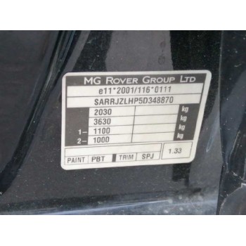mg serie 75 (j/rj) del año 2005