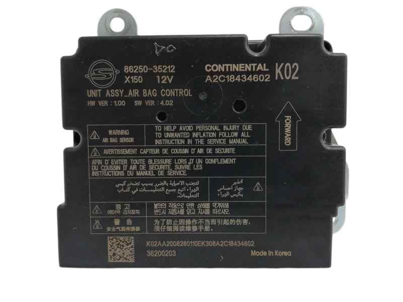 Recambio de centralita airbag para ssangyong tivoli 1.5 g15dtf referencia OEM IAM 8625035212 A2C18434602 