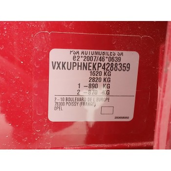 Recambio de carroceria corte para opel corsa f 1.2 referencia OEM IAM   