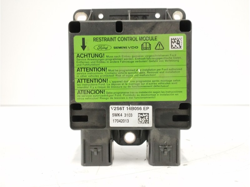 Recambio de centralita airbag para mazda 2 berlina (dy) 1.4 diesel cat referencia OEM IAM 2S6T14B056EP 5WK43103 Recambio de centralita airbag para mazda 2 berlina (dy) 1.4 diesel cat referencia OEM IAM 2S6T14B056EP 5WK43103
