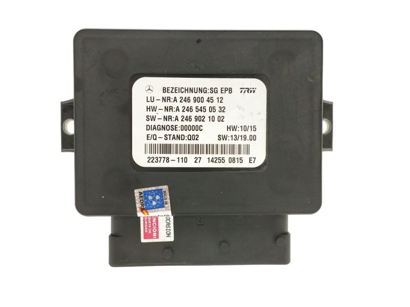 Recambio de modulo electronico para mercedes-benz clase a (w176) 1.5 cdi cat referencia OEM IAM A2469004512  