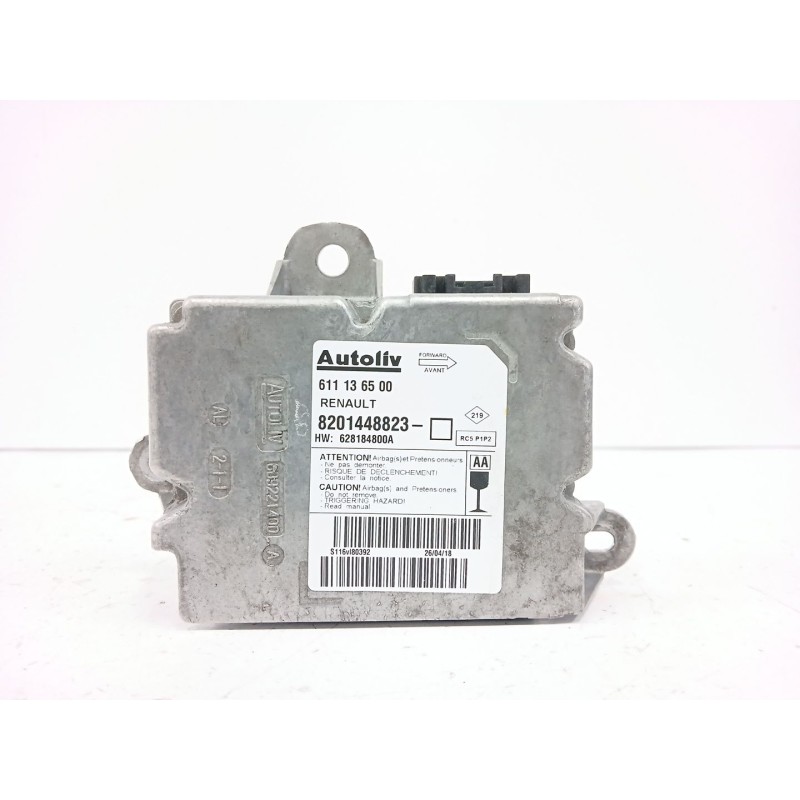 Recambio de centralita airbag para renault master iii autobús (jv) 2.3 dci 145 fwd (jv0f, jv0s, jv0t) referencia OEM IAM 8201448