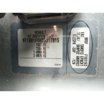Recambio de carroceria corte para renault clio iii 1.5 dci diesel cat referencia OEM IAM   