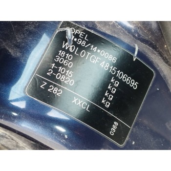 Recambio de carroceria corte para opel astra g berlina 2.0 dti referencia OEM IAM   