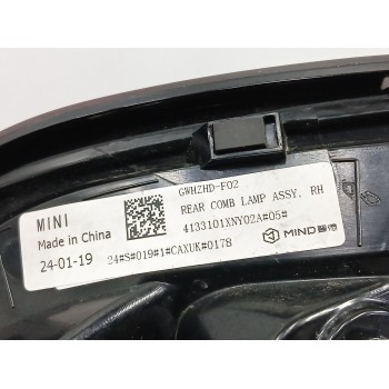 Recambio de piloto trasero derecho para mini mini (f56) cooper se / electric referencia OEM IAM 4133101XNY02  