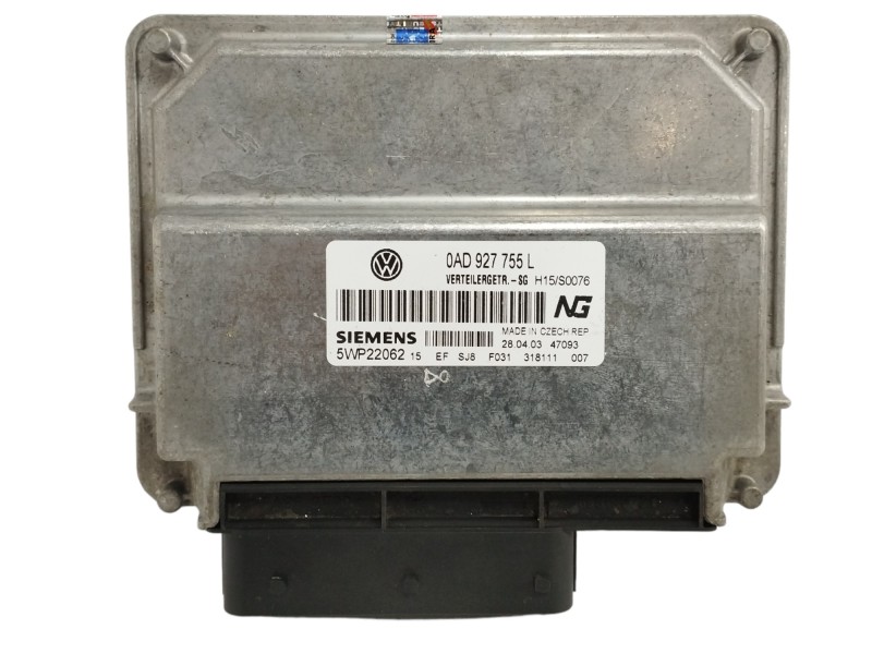 Recambio de modulo electronico para volkswagen touareg (7la) 3.2 v6 24v referencia OEM IAM 0AD927755L 5WP22062 