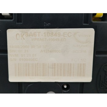Recambio de cuadro instrumentos para ford fiesta (cb1) 1.4 16v cat referencia OEM IAM 8A6T10849EC VP8A6T10849ED 