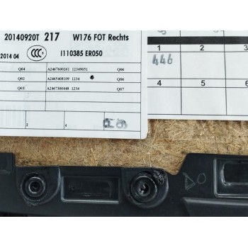 Recambio de guarnecido puerta trasera derecha para mercedes-benz clase a (w176) 1.5 cdi cat referencia OEM IAM A2465408109  