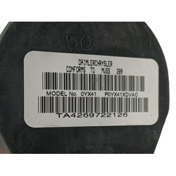 Recambio de cinturon seguridad trasero izquierdo para dodge caliber 2.0 16v crd cat referencia OEM IAM 0YX41 P0YX41XDVAC 