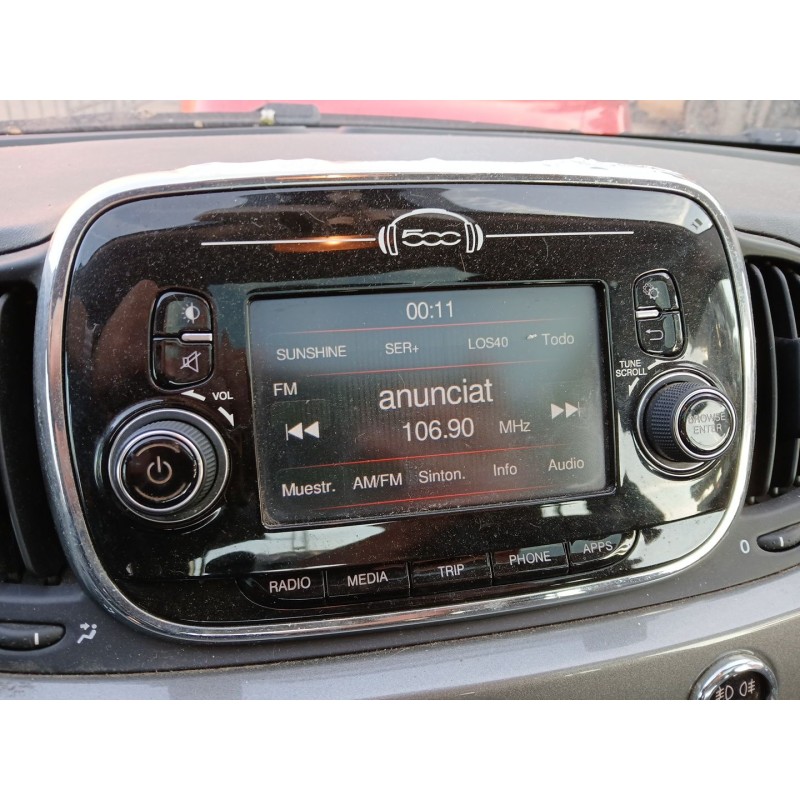 Recambio de pantalla multifuncion para fiat 500 (312_) 1.2 (312axa1a) referencia OEM IAM   