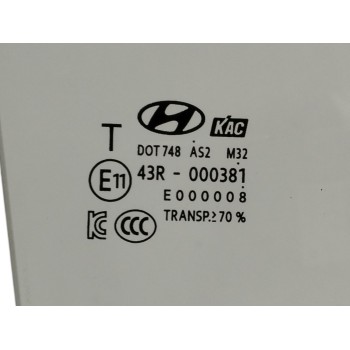 Recambio de luna trasera derecha para hyundai ioniq referencia OEM IAM   