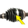 Recambio de transmision delantera derecha para lexus rx 3.5 v6 cat referencia OEM IAM 434100E011 FUELLE DAÑADO 