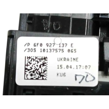 Recambio de interruptor para seat ibiza (kj1) 1.0 tsi referencia OEM IAM 6F0927137E  