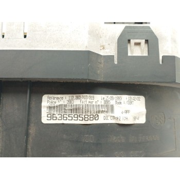 Recambio de cuadro instrumentos para citroën saxo (s0, s1) 1.5 d referencia OEM IAM 9636595880  