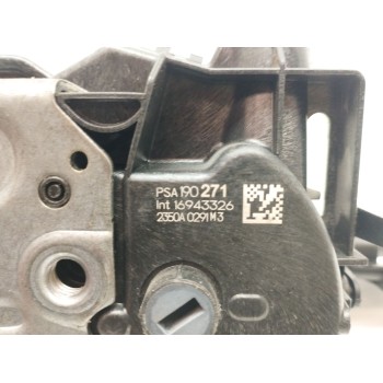 Recambio de cerradura puerta delantera derecha para peugeot 301 1.6 vti 115 cambio manual 5 velocidades referencia OEM IAM 19027