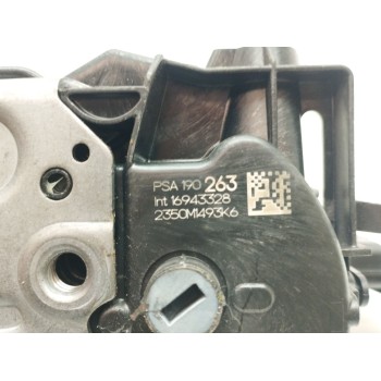 Recambio de cerradura puerta trasera derecha para peugeot 301 1.6 vti 115 cambio manual 5 velocidades referencia OEM IAM 190263 