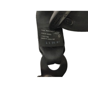 Recambio de cinturon seguridad delantero derecho para renault kangoo (f/kc0) 1.5 dci diesel referencia OEM IAM 33043465 743796 