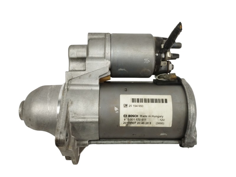 Recambio de motor arranque para opel mokka x (j13) 1.4 (_76) referencia OEM IAM 0001170611 Recambio de motor arranque para opel mokka x (j13) 1.4 (_76) referencia OEM IAM 0001170611