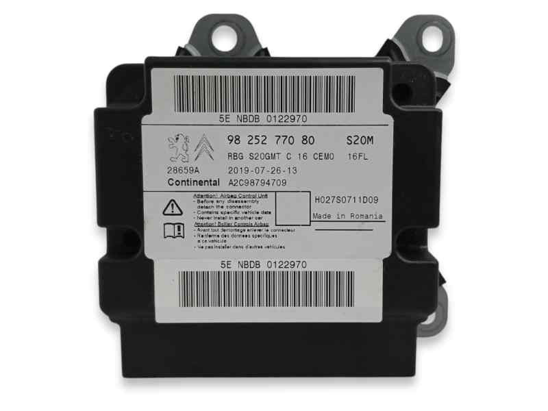 Recambio de centralita airbag para citroën c3 aircross 1.2 12v e-thp / puretech referencia OEM IAM 9825277080 A2C98794709 