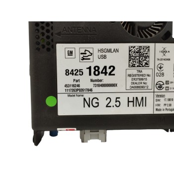 Recambio de modulo electronico para opel mokka x (j13) 1.4 (_76) referencia OEM IAM  453116246 