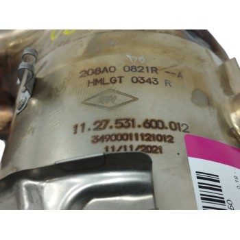 Recambio de filtro de particulas para nissan juke (f16) 1.0 12v cat referencia OEM IAM 208A00821R 1127531600012 