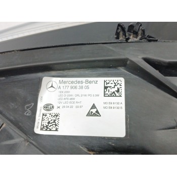 Recambio de faro derecho para mercedes-benz clase a (w177) a 200 d (177.012) referencia OEM IAM   