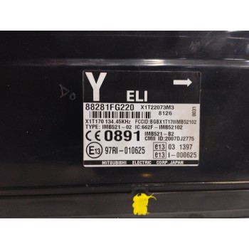 Recambio de modulo electronico para subaru impreza g12 1.5 referencia OEM IAM 88281FG220  