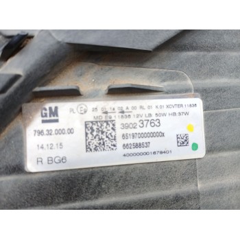 Recambio de faro derecho para opel astra k (b16) 1.4 turbo (68) referencia OEM IAM   