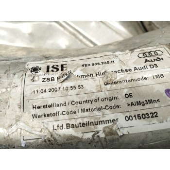 Recambio de puente trasero para audi a8 (4e2) 3.0 v6 24v tdi referencia OEM IAM 4E0505235H  