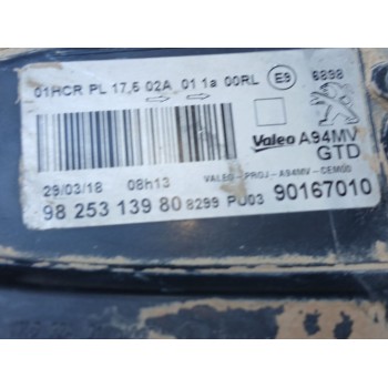 Recambio de faro izquierdo para peugeot 2008 i (cu_) 1.6 bluehdi 120 referencia OEM IAM   