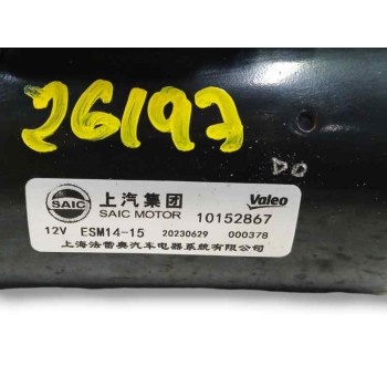 Recambio de motor arranque para mg zs zs suv (azs1) 1.5 vti referencia OEM IAM  ESM1415 
