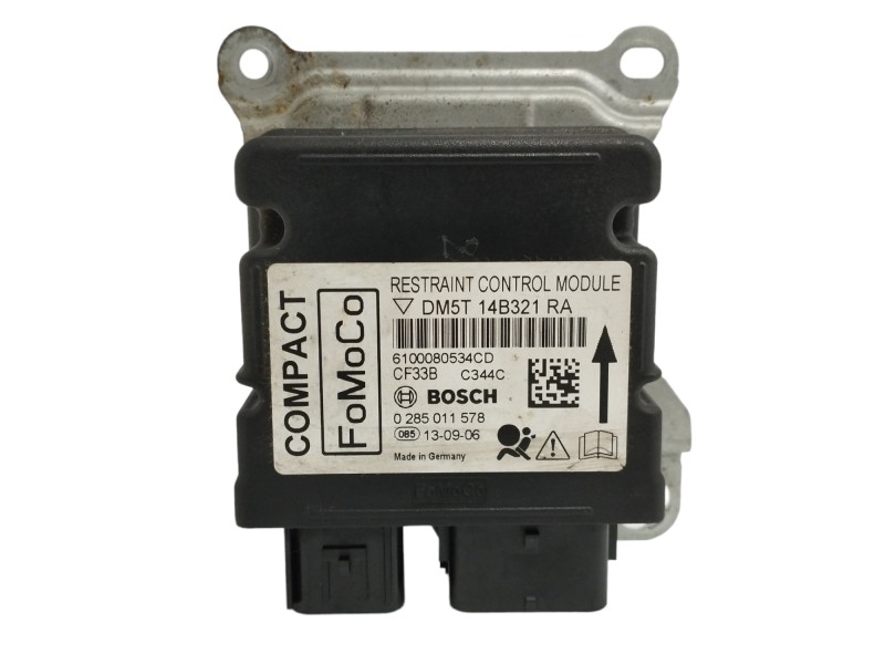 Recambio de centralita airbag para ford c-max 1.0 ecoboost cat referencia OEM IAM DM5T14B321RA 0285011578 Recambio de centralita airbag para ford c-max 1.0 ecoboost cat referencia OEM IAM DM5T14B321RA 0285011578