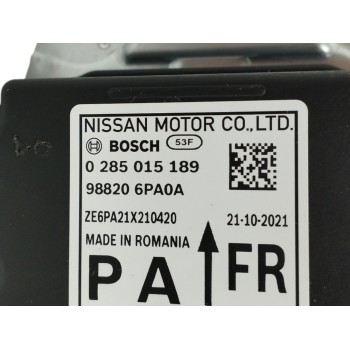 Recambio de centralita airbag para nissan juke (f16) 1.0 12v cat referencia OEM IAM 988206PA0A 0285015189 