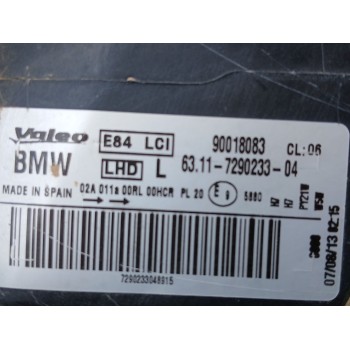 Recambio de faro izquierdo para bmw x1 (e84) sdrive 18 d referencia OEM IAM   