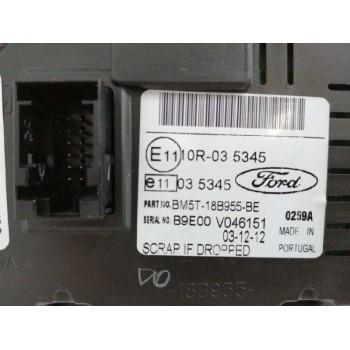 Recambio de pantalla multifuncion para ford focus iii 1.0 ecoboost referencia OEM IAM BM5T18B955BE  
