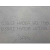 Recambio de paso rueda para nissan qashqai (j11) (2021 - ...) 1.3 dig-t referencia OEM IAM 63843HV00A DELANTERA IZQUIERDA 