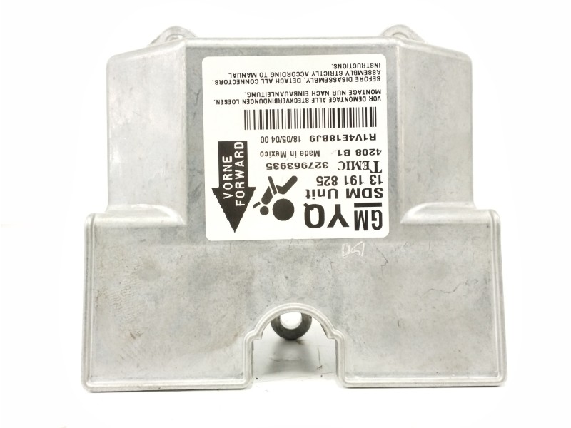 Recambio de centralita airbag para opel astra h berlina 1.6 16v referencia OEM IAM 13191825  
