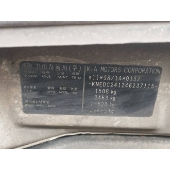 Recambio de carroceria corte para kia rio 1.3 cat referencia OEM IAM   