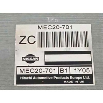 Recambio de centralita motor uce para nissan almera tino (v10m) referencia OEM IAM MEC20701  