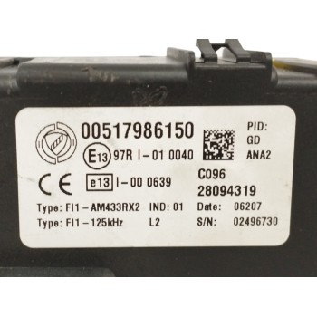 Recambio de caja reles / fusibles para fiat grande punto (199) 1.3 16v jtd cat referencia OEM IAM 00517986150  