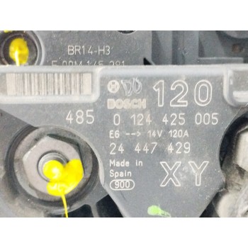 Recambio de alternador para opel astra h berlina 1.6 16v referencia OEM IAM 24447429 120A 0124425005