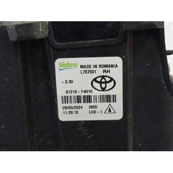 Recambio de faro antiniebla derecho para toyota ch-r (_x2_, _h2_), hybrid (zyx20) referencia OEM IAM 81210F4010  