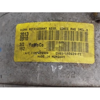 Recambio de compresor aire acondicionado para ford c-max 1.0 ecoboost cat referencia OEM IAM CV6119D629FE  