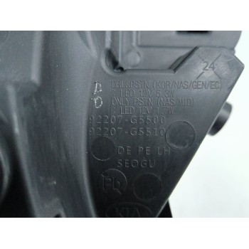 Recambio de piloto delantero izquierdo para kia niro i (de) 1.6 gdi hybrid referencia OEM IAM 92207G5500 92207G5510 