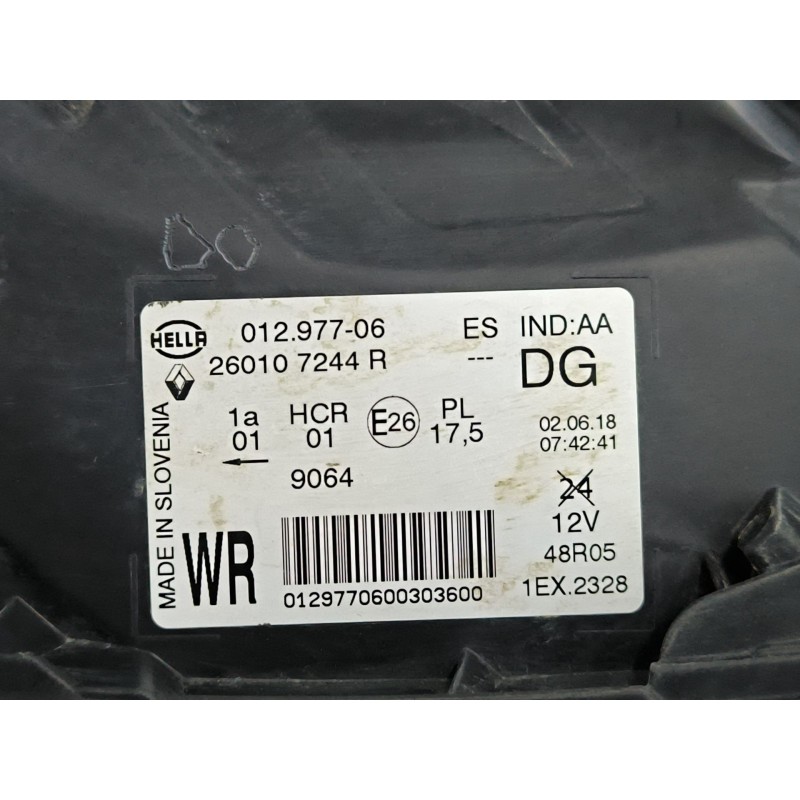 FARO DERECHO 260107244R 260102734R 